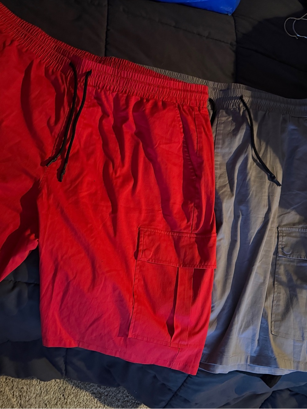 4 pairs of Men's Cargo Drawstring Shorts
